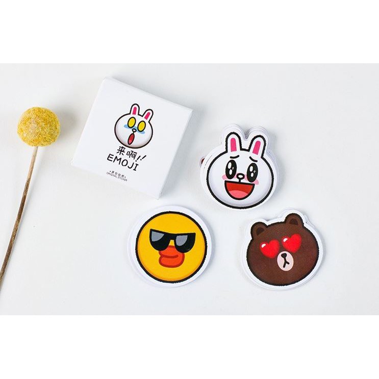 Bộ 45 sticker emoji biểu tượng cảm xúc e71