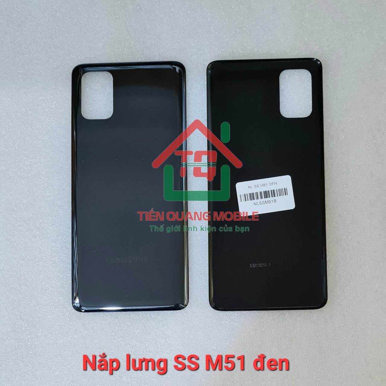 Nắp lưng Samsung M51 (xanh, đen)