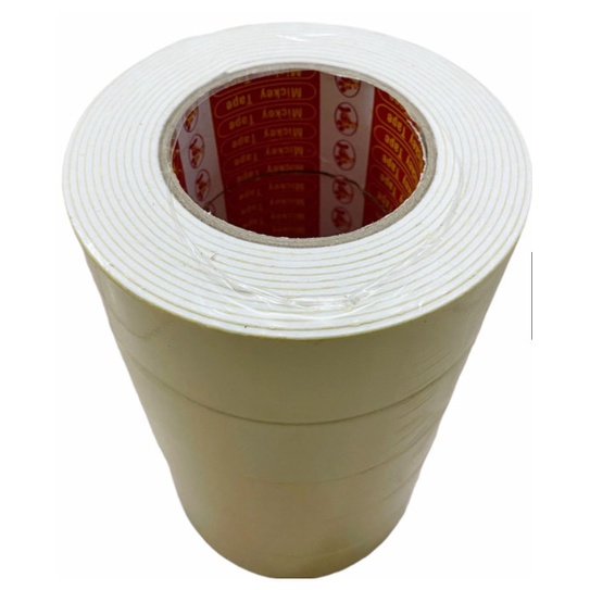 Băng dính 2 mặt xốp vàng dày 18mm
