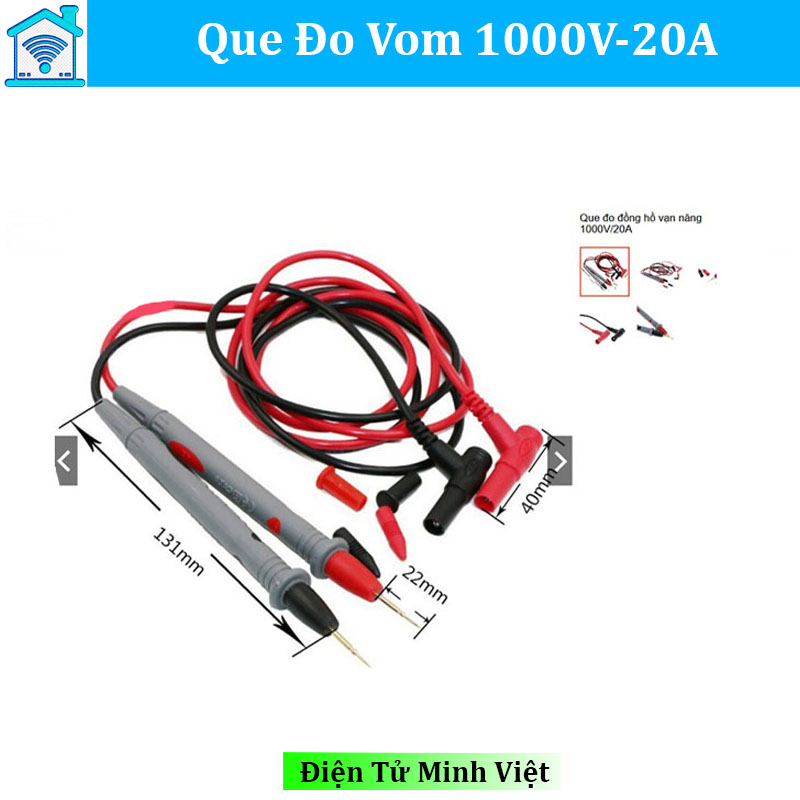 Que Đo Đồng Hồ Vạn Năng 1000V/20A
