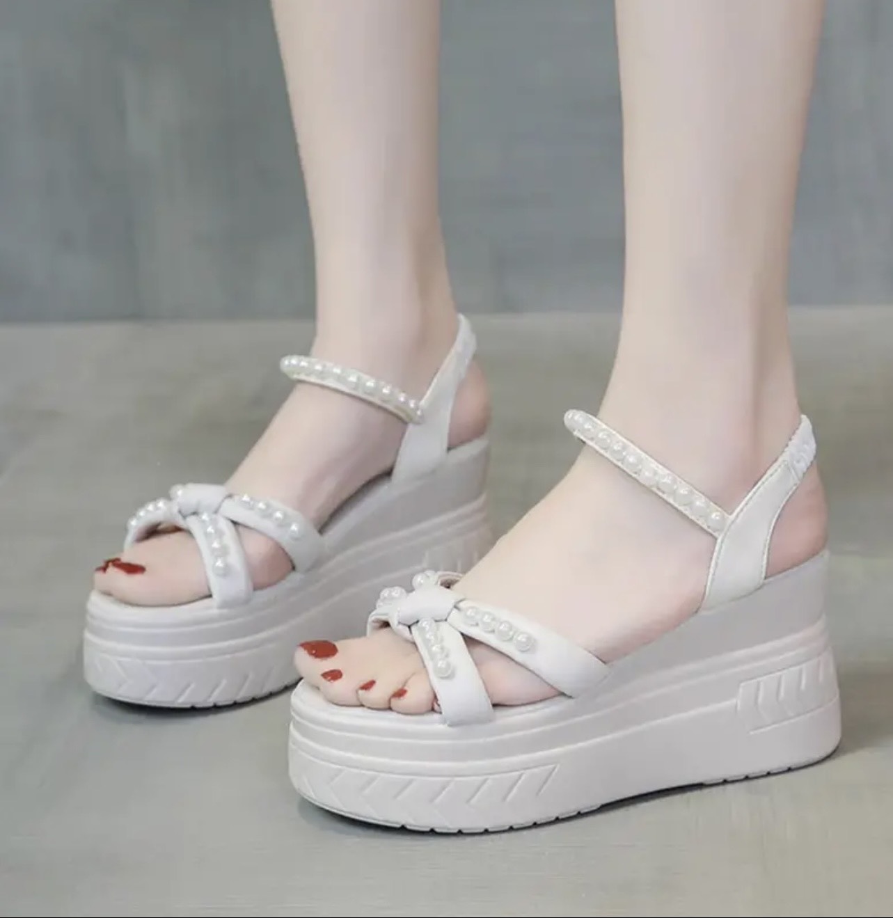 GIÀY SANDAL XUỒNG THẮT NƠ ĐINH NGỌC TH