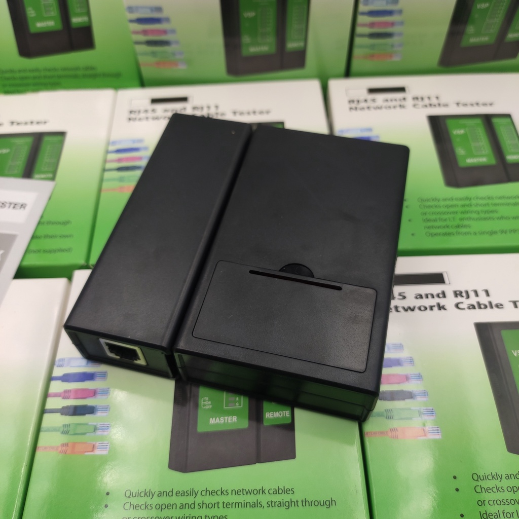 Rj45 Vsp Network Cable Test Box with Free Battery