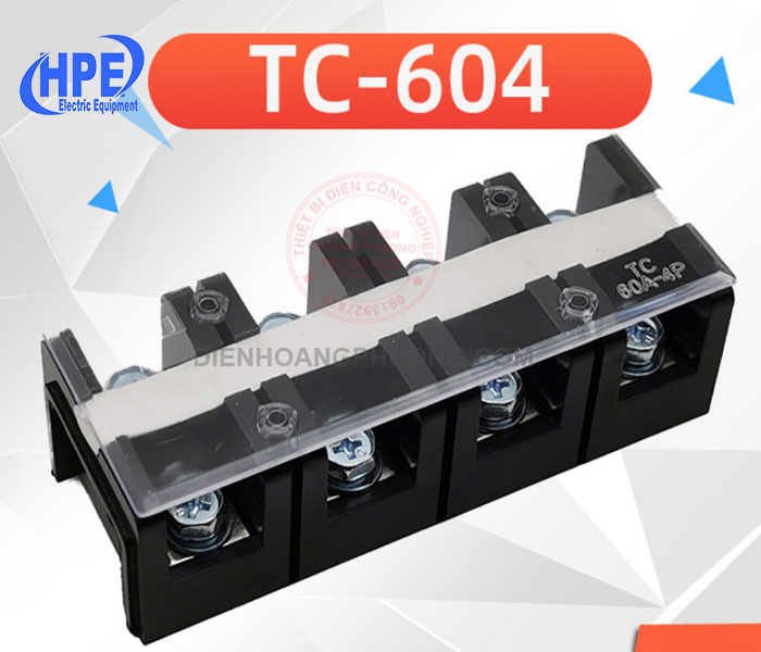 Cầu đấu dây điện 4 pha 60A