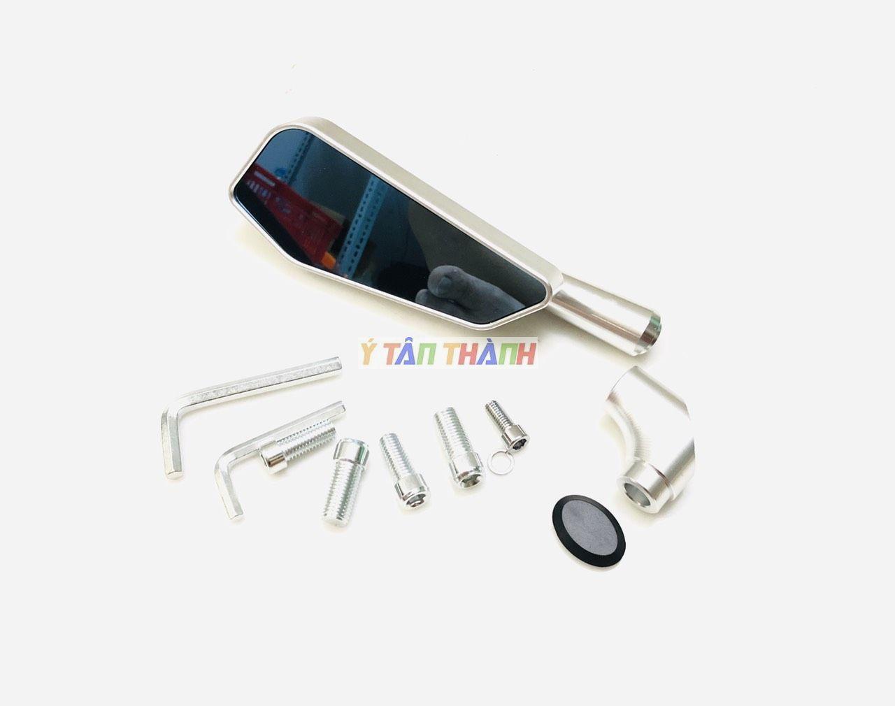 Kiếng Chiếu Hậu 744 Màu Bạc
