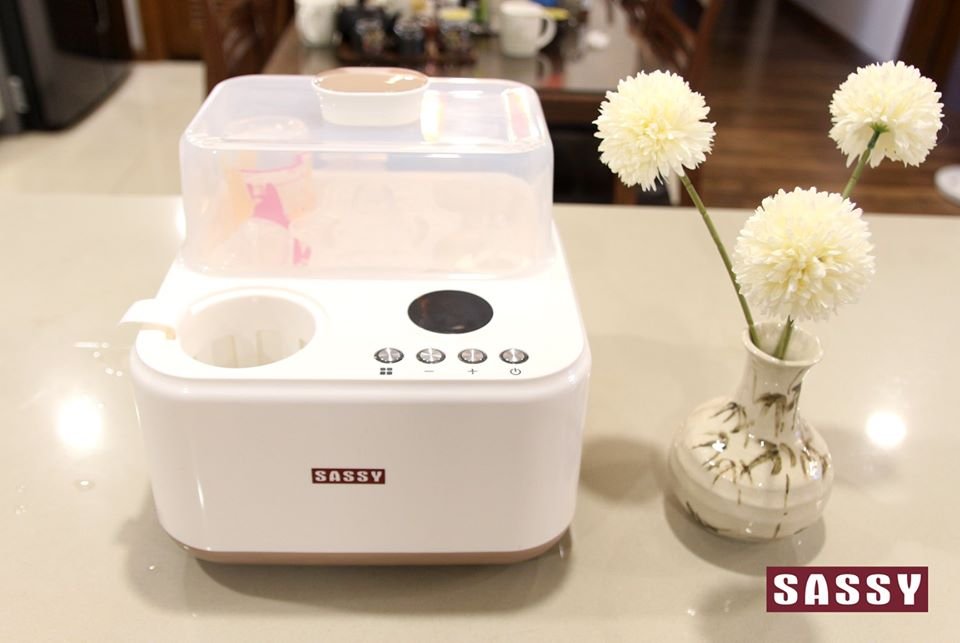 Máy Tiệt Trùng Bình Sữa và Hâm Sữa 2in1 Sassy