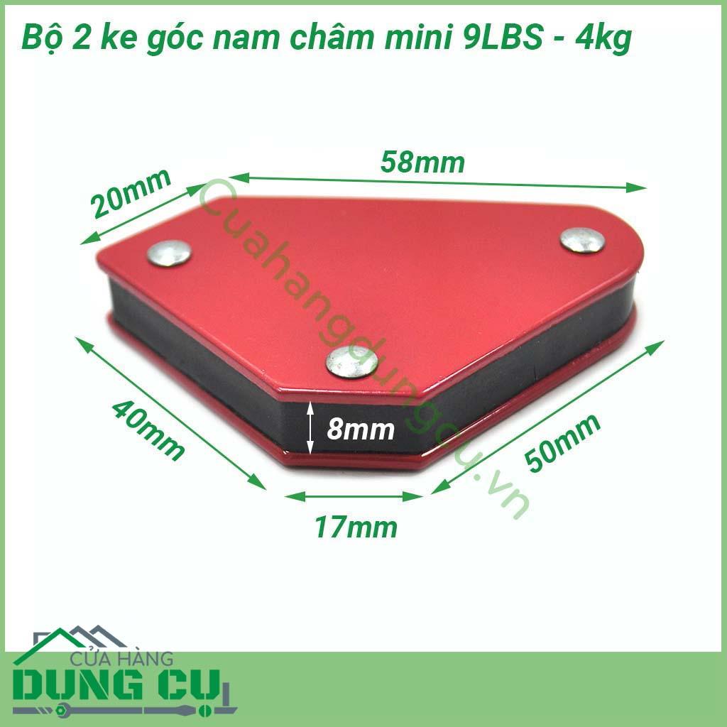Bộ 2 ke góc nam châm - 4kg