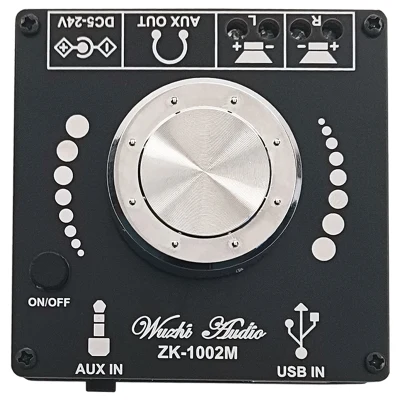 ZK-1002M Bluetooth 5.0 Subwoofer Amplifier Board 2X100W 2.0 Channel High Power Audio Stereo Amplifier Board Bass AMP