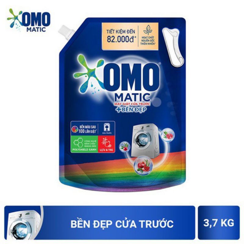Nước giặt OMO MATIC CỬA TRƯỚC 3,7kg