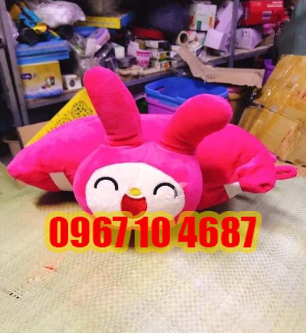 [HCM]Gối đi xe máy 1 đầu cho bé - ẾCH XANH