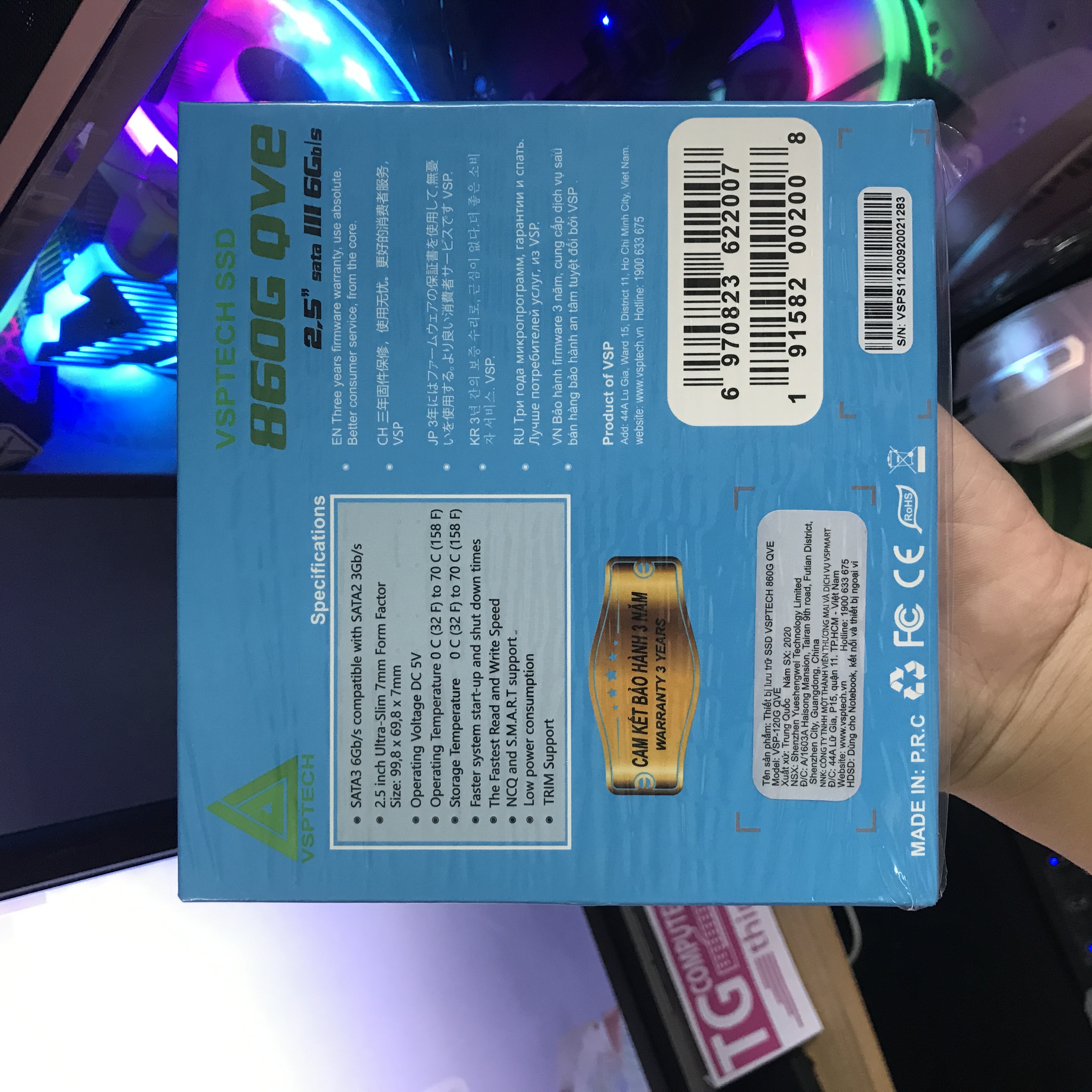[HCM]Ổ cứng SSD 128G / SSD 120G OSCOO (Blue Pro 960 QVE 860 Gold VSP) [Cài win miễn phí]
