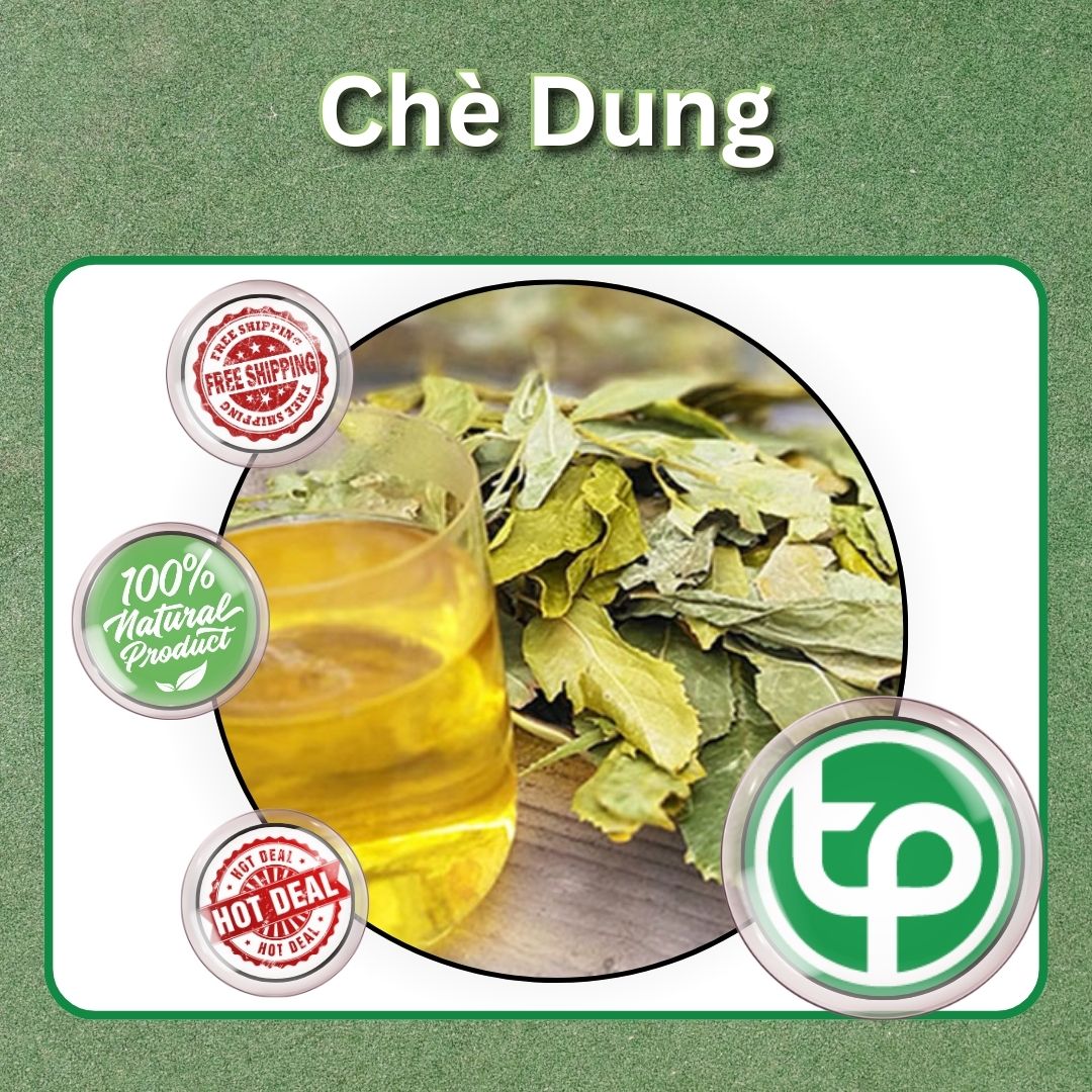 Chè dung vàng loại sấy khô túi lớn 1kg - Hàng sạch xanh chất lượng cao - Thảo Dược Tấn Phát