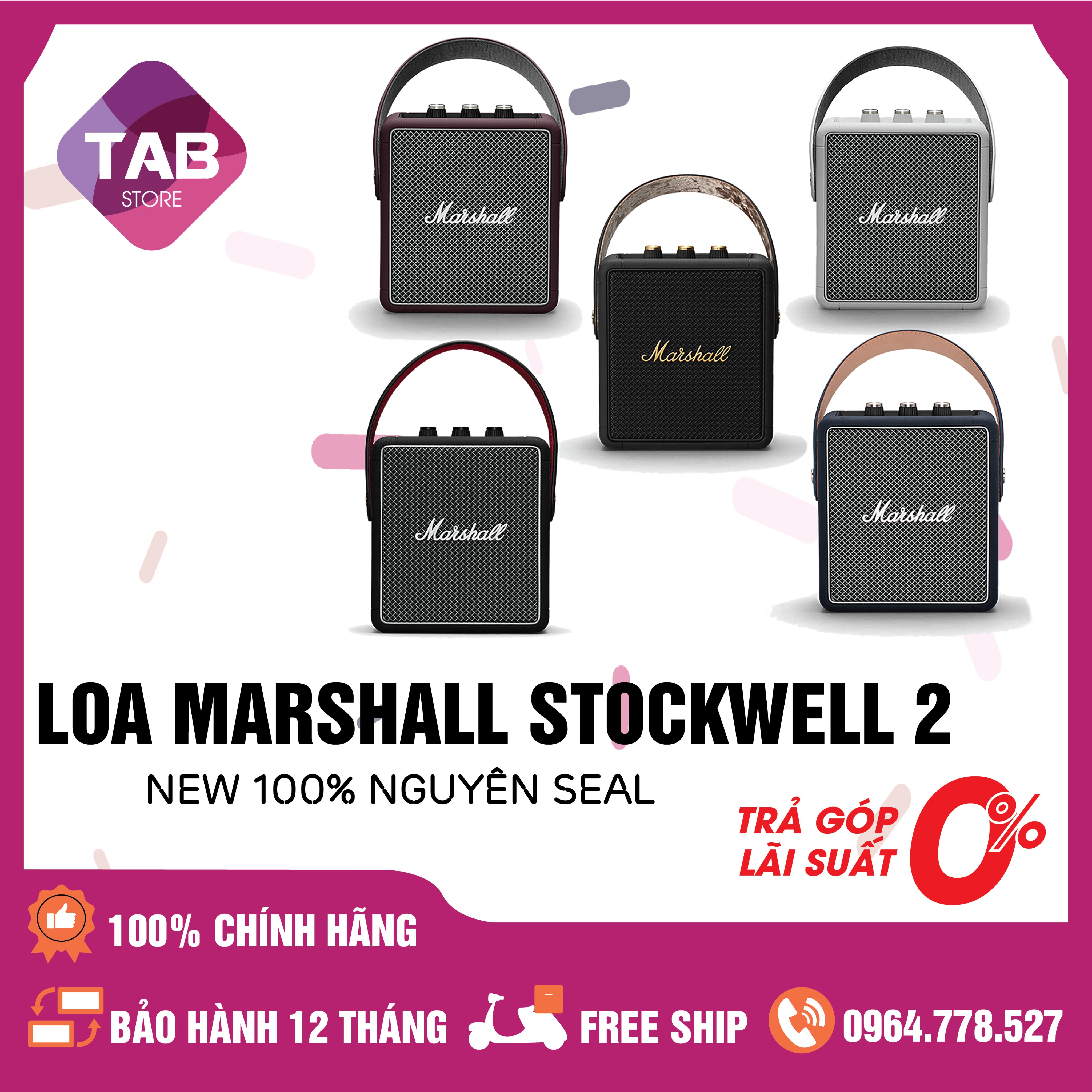 Loa Marshall Stockwell 2 New - Bảo Hành 12T