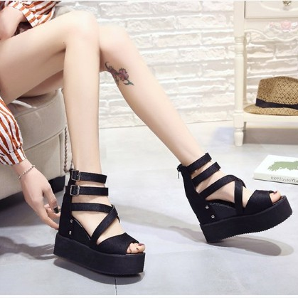 [HCM]Giày sandal nữ đế xuồng S040