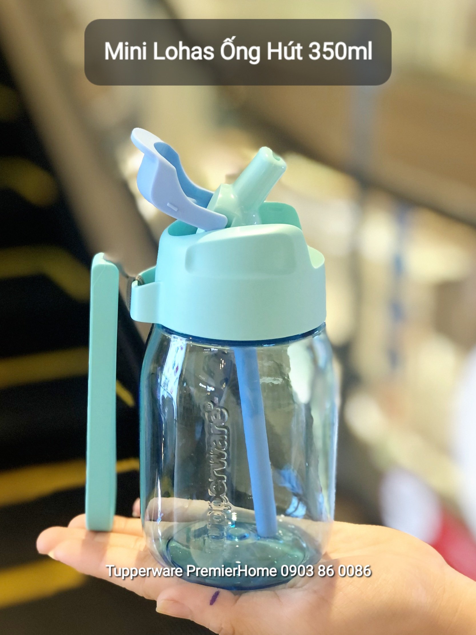 1 Bình Nước Tupperware Mini Lohas with Straw 350ML/ giá 1 bình