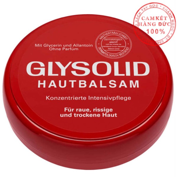 Kem chăm sóc cho da á sừng, vẩy nến, nứt nẻ chân tay Glysolid Hautbalsam - Hàng Đức 100% nhập khẩu