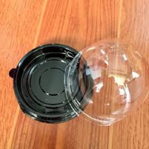 BỘ 100 HỘP TRÒN ĐẾ ĐEN ĐỰNG BÁNH 80 GRAM