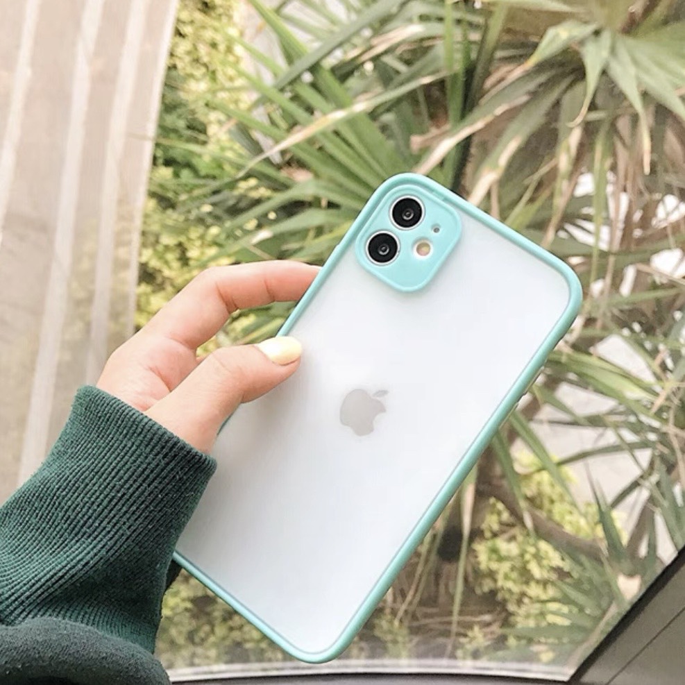 Ốp Lưng Iphone Mặt Nhám Nhiều Màu Bảo Vệ Camera (Basic Camera) 6/6plus/6s/6splus/7/7plus/8/8plus/x/xs/11/12/pro/max/plus/promax Sâu Shop