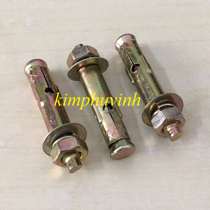 10 con - 6X50mm TẮC KÊ NỞ SẮT -  BULONG NỞ SẮT