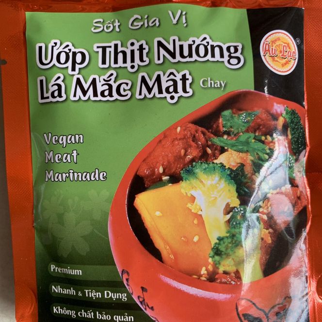 Sốt gia vị ướp thịt nướng lá mắc mật
