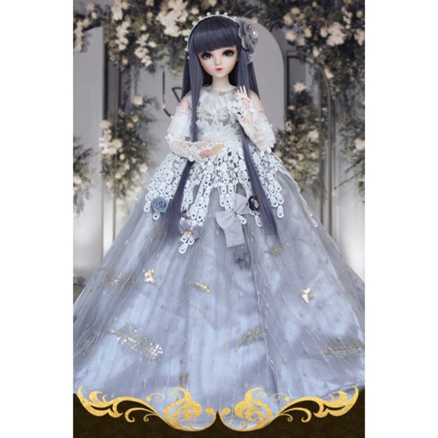 Búp Bê 60cm Doris Limit Cao Cấp - Thay Được Mắt và Tóc - Celina