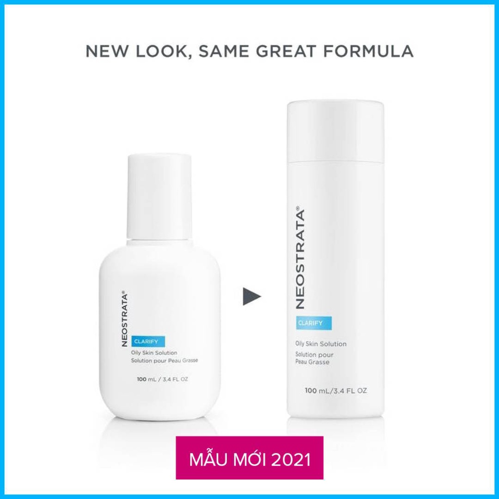 Tẩy da chết hoá học 8% AHA làm sạch sâu, giảm thâm, chống lão hóa NeoStrata Oily Skin Solution-100ml