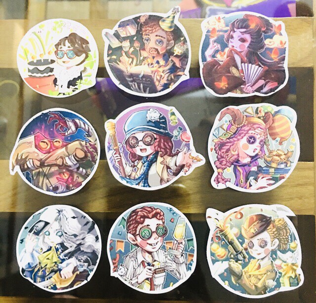Sticker ảnh dán Identity V set 30 đến 100 cái nhiều mẫu