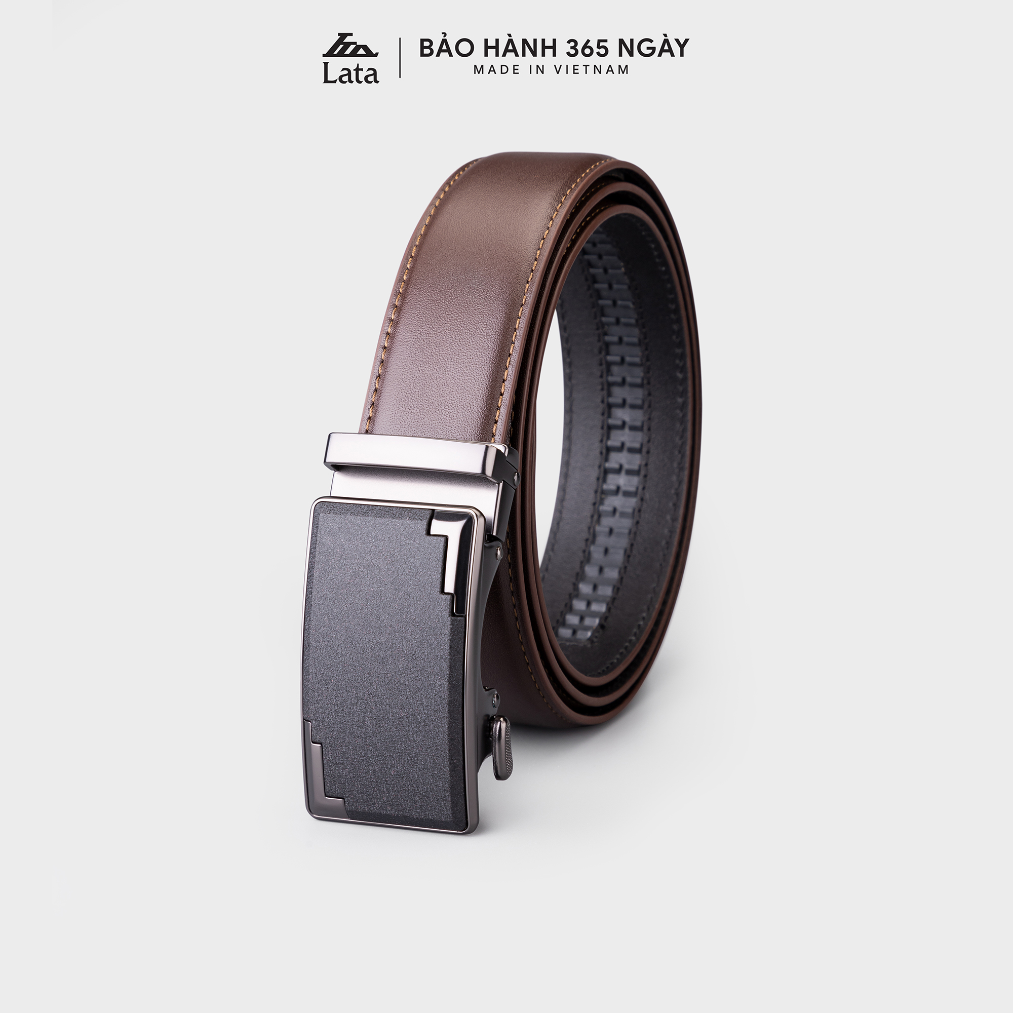Thắt lưng nam da thật khóa tăng Lata TL339
