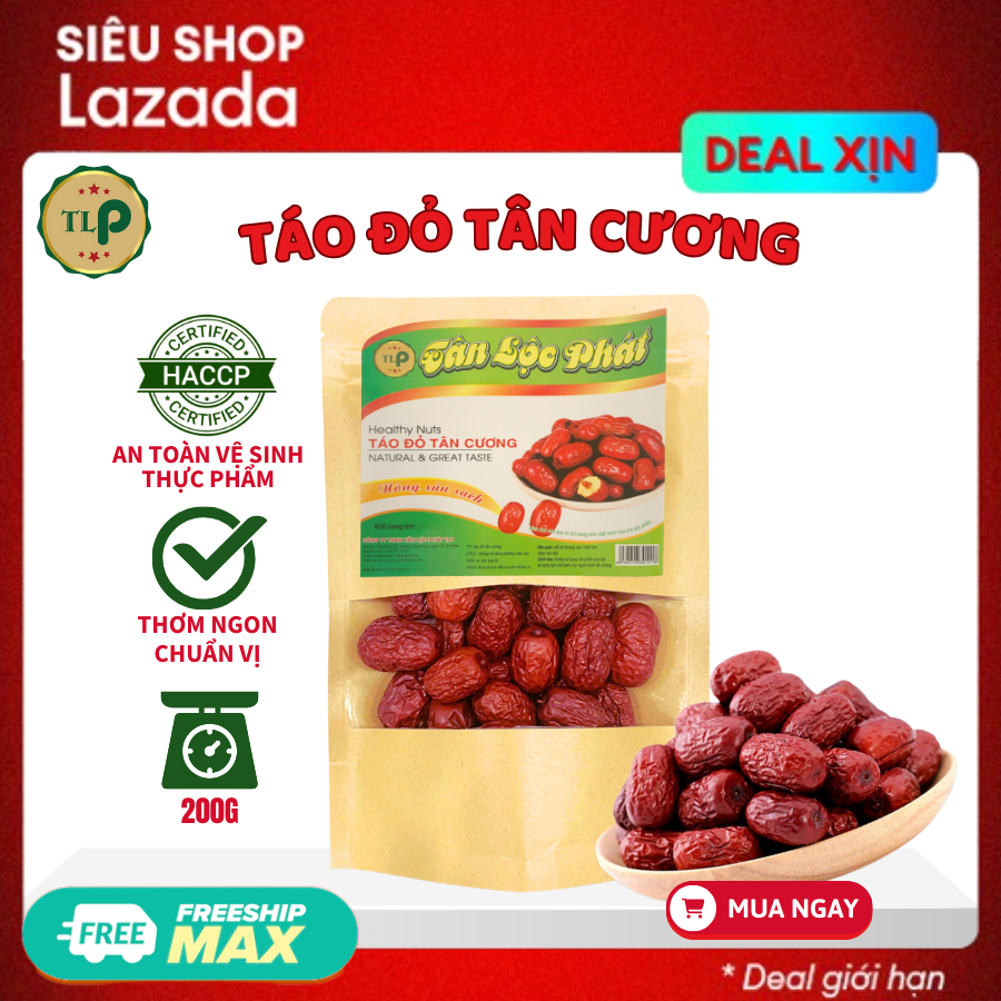 TÁO ĐỎ TÂN CƯƠNG TÂN LỘC PHÁT - BỊCH 200G