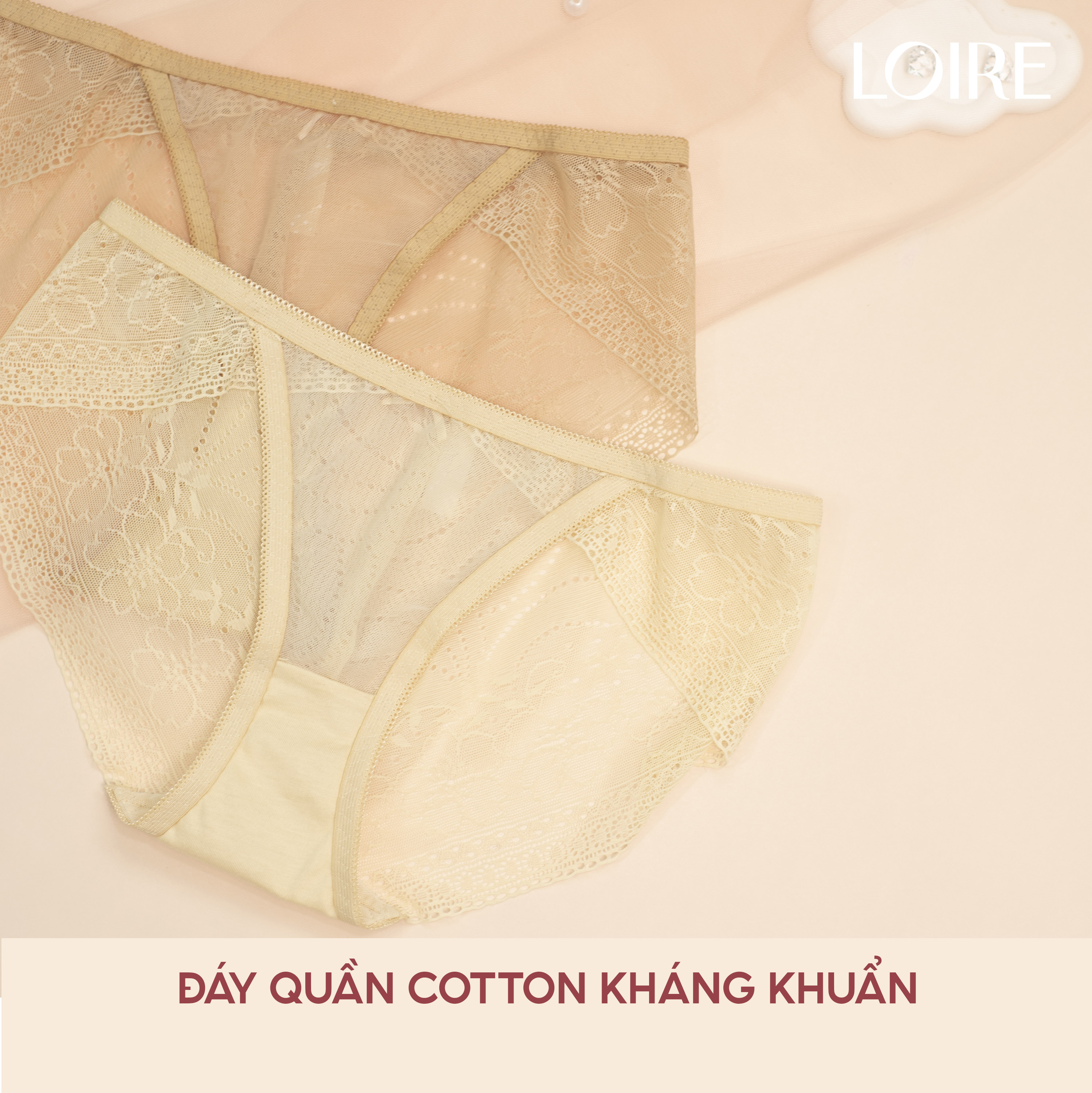 Quần Lót Ren Mềm Mịn Loirechic QLBK68