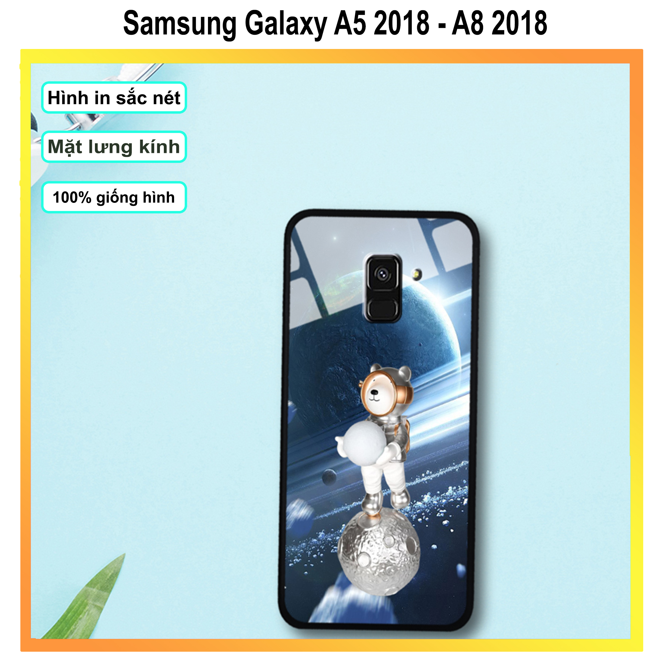 Ốp lưng phi hành gia Sam Sung Galaxy A5 2018/A8 2018