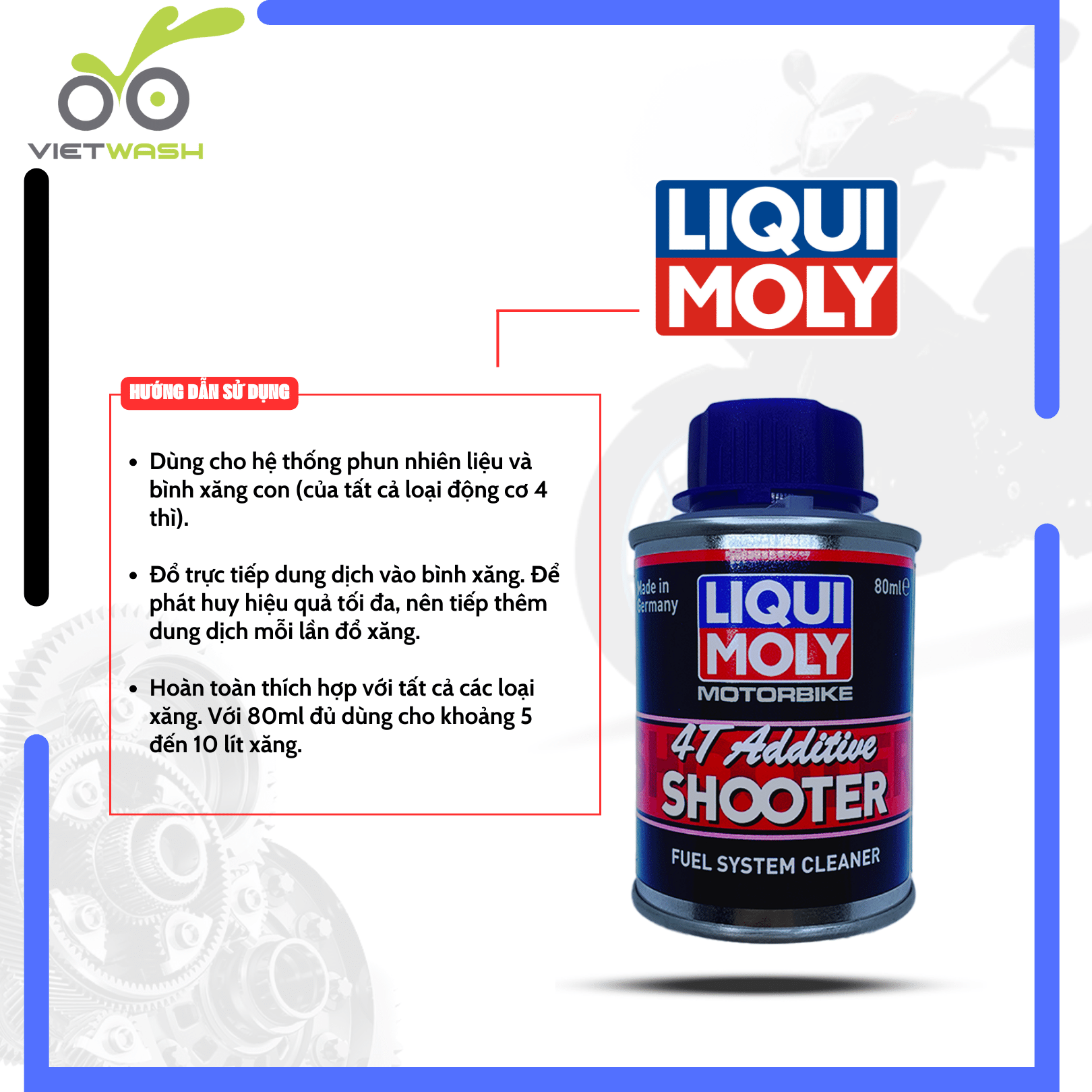 [LIQUI MOLY] Dung dịch vệ sinh buồng đốt Liqui Moly 80ml