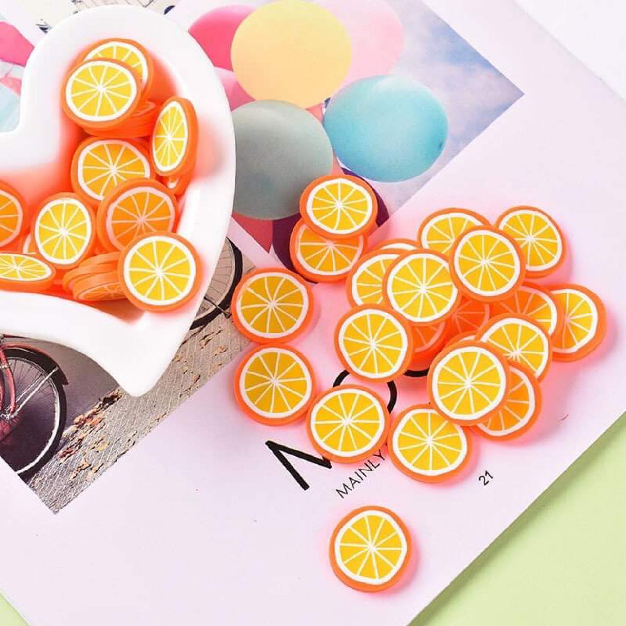 (Khéo tay hay làm) COMBO 10 Charm làm kẹp tóc, dây buộc tóc, nhẫn, trang trí mô hình...