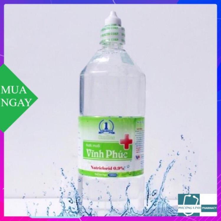 NƯỚC MUỐI VĨNH PHÚC 0,9% (500ml&1000ml)