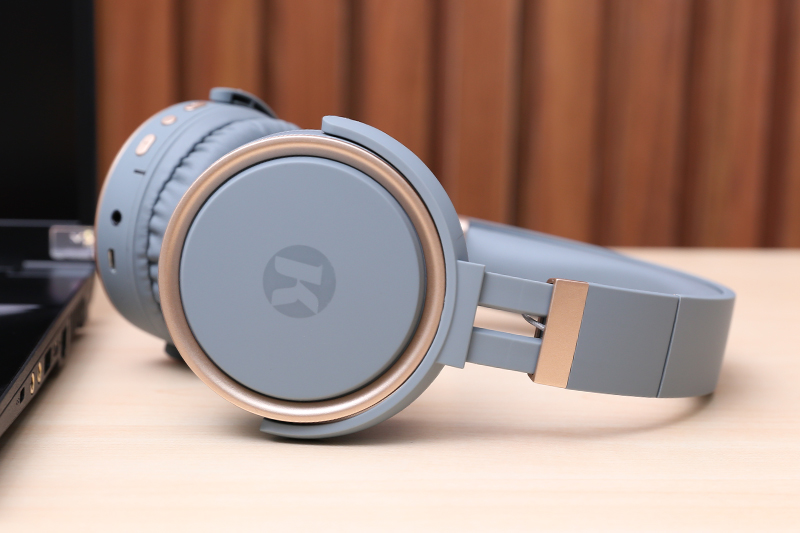 Tai nghe Bluetooth Kanen K6 Xám Gold