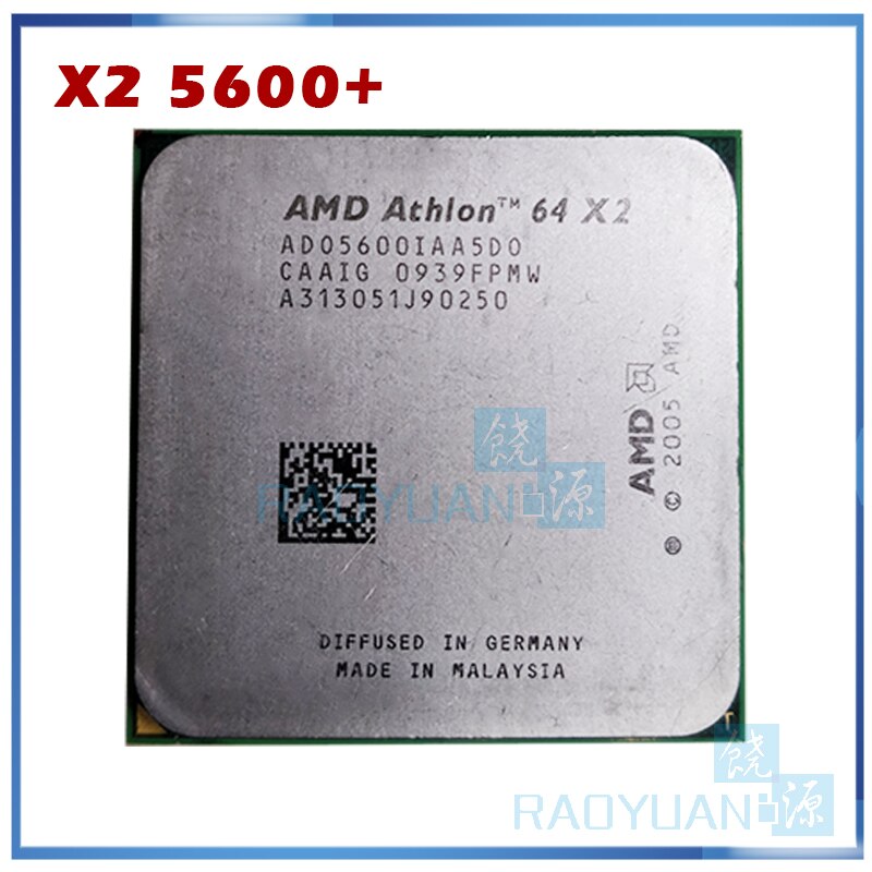 CPU AMD Athlon 64 X2 5600 + 2.8 GHz Dual-core CPU processor socket AM2