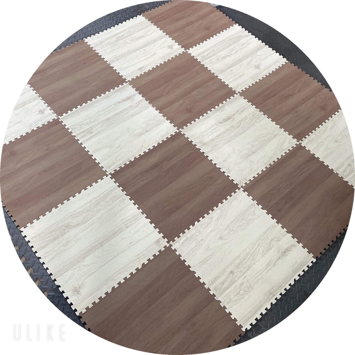 Thảm xốp vân gỗ lót sàn 45×45cm