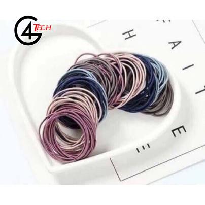 Set 100 Dây Chun Buộc Tóc Tiện Lợi Giá Rẻ