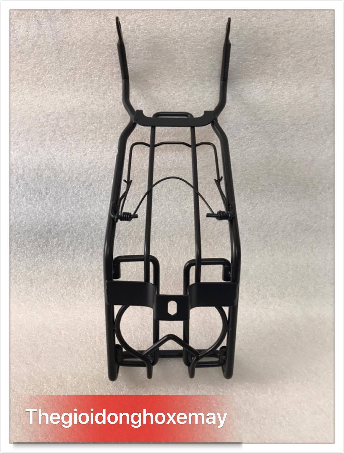Baga inox đen Yamaha Sirius- Xăng cơ