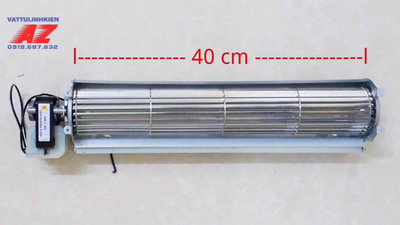 Quạt lồng sóc tủ mát AC220V cỡ lồng 20cm - 25cm - 40cm