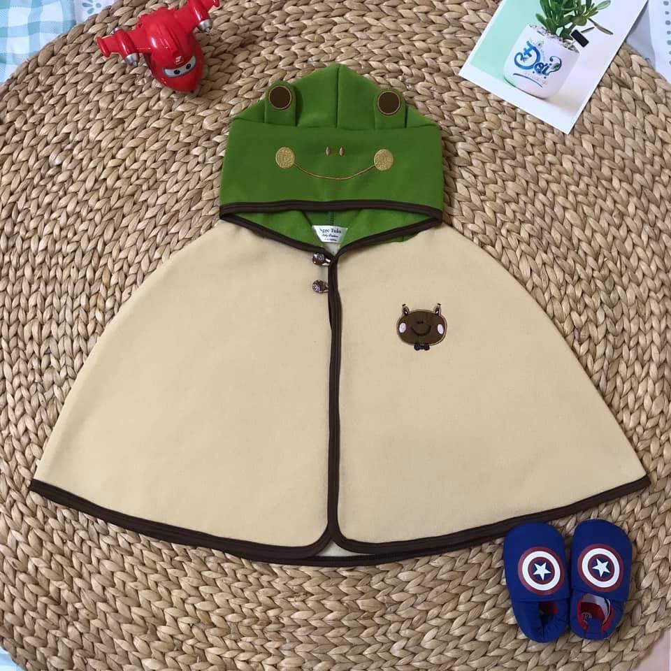 Áo choàng hình ếch siêu đẹp độc lạ cho các bé từ 0-3 tuổi