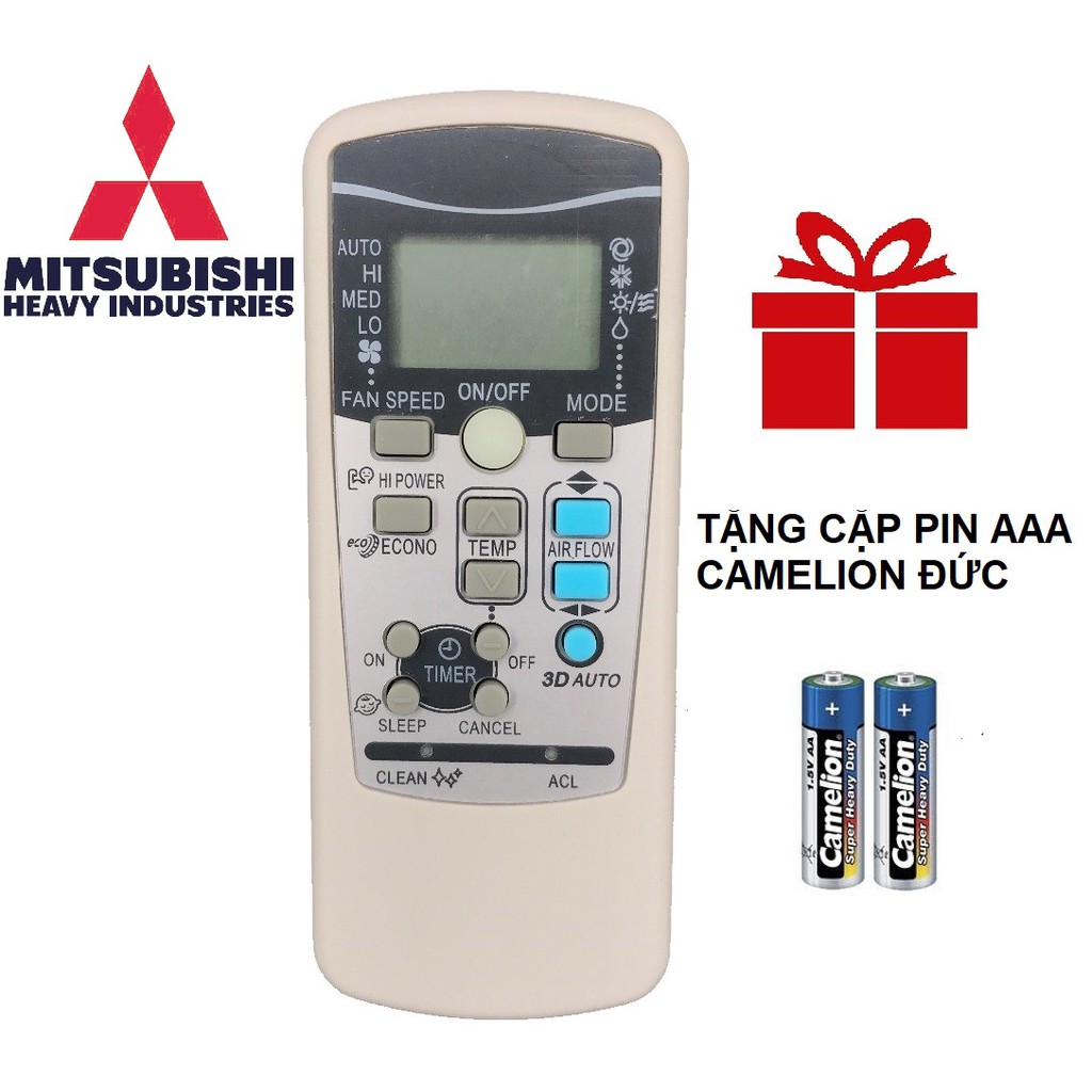 Remote điều khiển máy lạnh Mitshubishi heavy