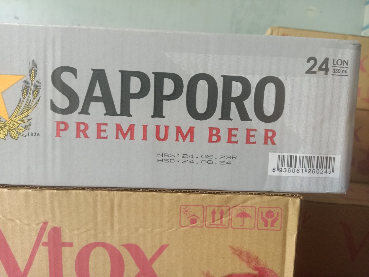Sapporo 330ml x 24 cans beer