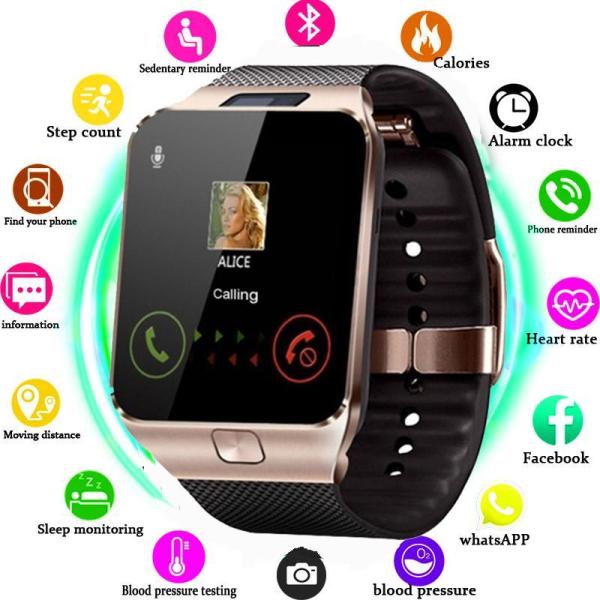 Đồng hồ thông minh DZ09 Smartwatch TF SIM Camera Men Women Sport Đồng hồ đeo tay Bluetooth cho Samsung Huawei Xiaomi And