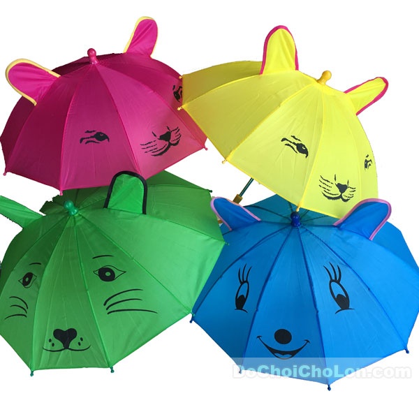 Ô Dù Em Bé Vui Chơi Ngoài Trời,Ô Dù HÌnh Tai Thỏ Cho Bé Nhỏ