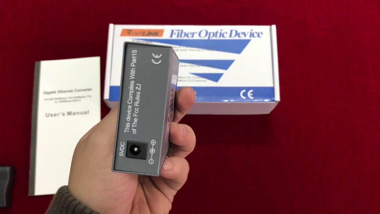 Bộ chuyển đổi cáp mạng sang cáp quang NetLink HTB 3100A/B ( 10/100)