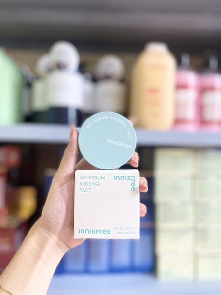 Phấn phủ nén Innisfree no sebum mineral pact
