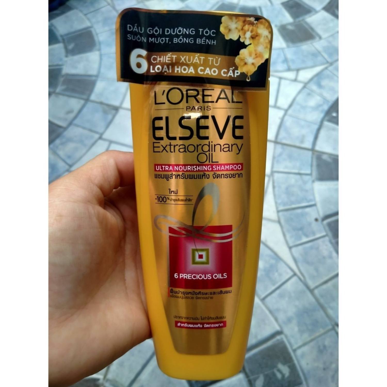(Hàng khuyến mãi) Dầu gội dưỡng tóc L'Oréal Elseve tinh dầu nước hoa-110ml( 6 tặng 2/ khi .mua 6 sản phẩm bất kỳ dc tăng 2 sản phẩm)