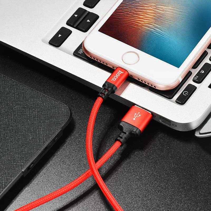 [HCM]Cáp sạc Lightning Hoco X14 sạc nhanh 2.0A cho iPhone/iPad