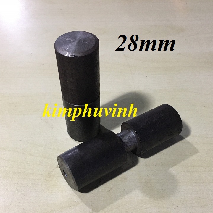 02 cái - phi 28mm bản lề cối tiện - lề cối xoay 28li
