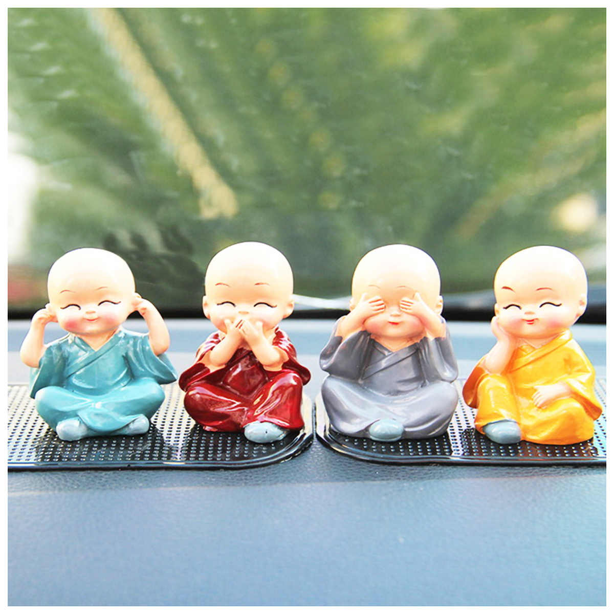 [Bộ 4 tượng] Bộ tượng 4 chú tiểu Tứ không